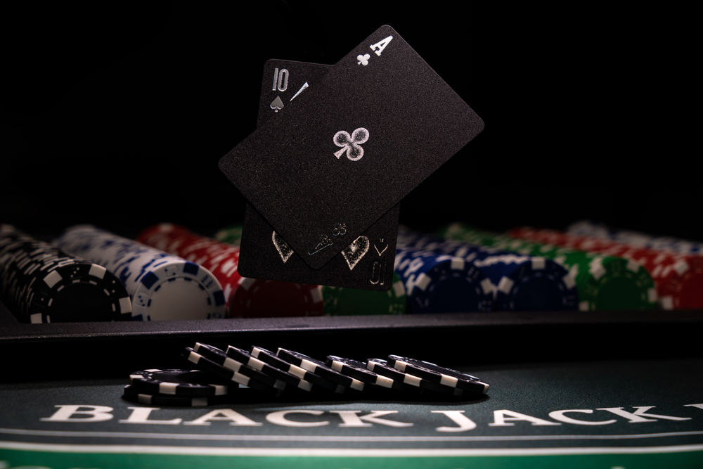 jogo de cartas conhecido como black jack